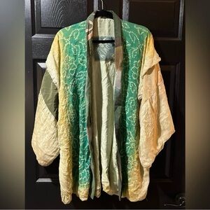 The Art of the Kimono Hand Painted Silk Kimonon - One of a Kind!!